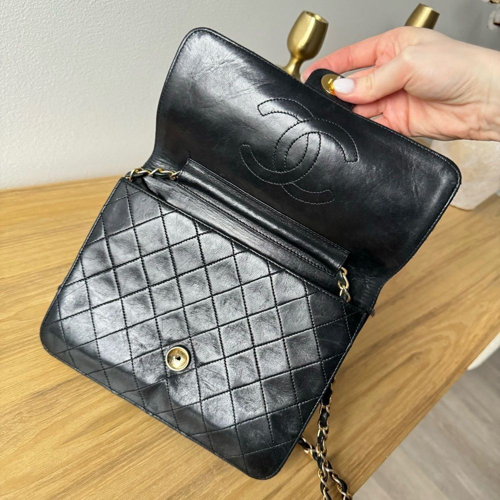 ✅AUTHENTIC✅CHANEL LAMBSKIN QUILTED BAG - Picture 14 of 17